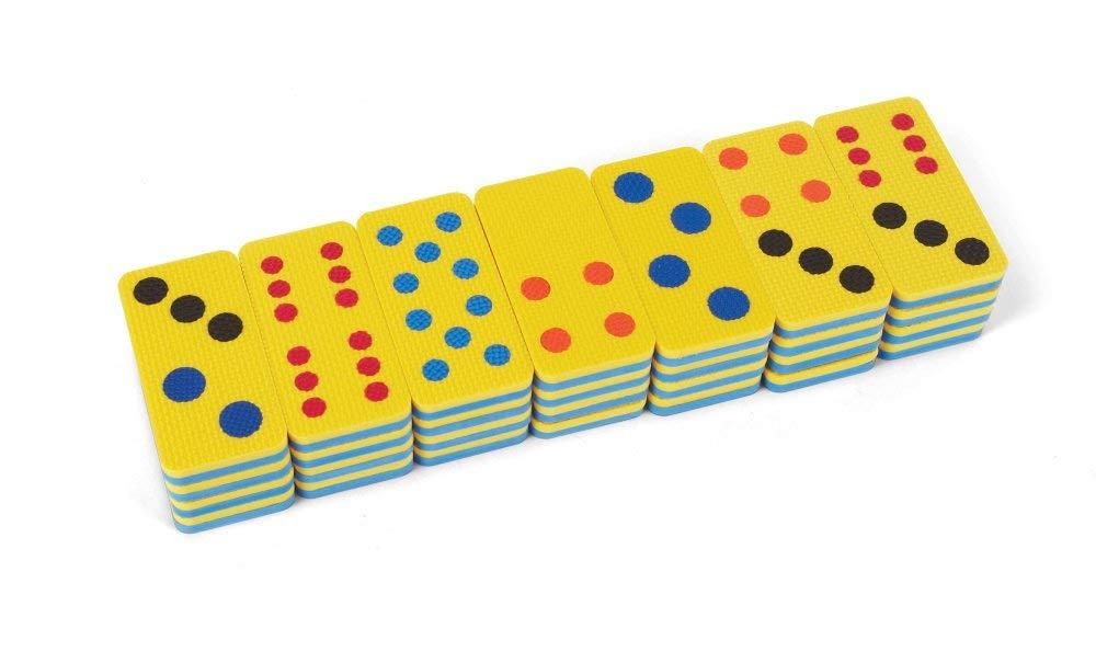 imagehand2mind Giant Foam Dominoes for Kids Double Six Dominoes Set Montessori Math Manipulatives Elementary Classroom Must Haves Kindergarten Learning Games Math Educational Games Set of 28