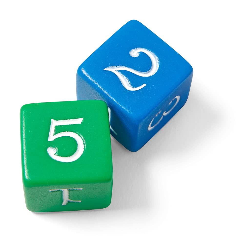 imagehand2mind Plastic 34inch Color Number Dice Set of 12