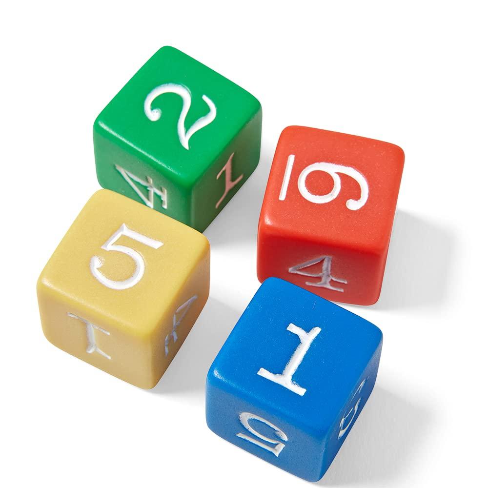 imagehand2mind Plastic 34inch Color Number Dice Set of 12