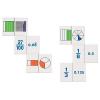 hand2mind Fraction and Decimal Dominoes Set, Fraction Manipulatives for Elementary School, Educational Decimal Games, Montessori Math Materials, Math Game Tiles, Classroom Dominoes Set (Set of 30)