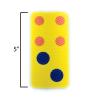 hand2mind Giant Foam Dominoes for Kids, Double Six Dominoes Set, Montessori Math Manipulatives, Elementary Classroom Must Haves, Kindergarten Learning Games, Math Educational Games (Set of 28)