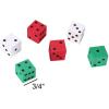 hand2mind Manipulite 3 Color Dot Dice, 5/8″, Set of 72