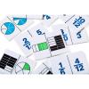 hand2mind Plastic Fraction Dominoes Game Tiles, Montessori Math Materials for Kids to Learn Decimal and Fraction Equivalence Math Manipulatives 4th Grade, Homeschool Supplies (Set of 30)