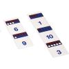hand2mind Ten Frame Dominoes for Kids, Math Manipulatives Set, Addition and Subtraction Games, Classroom Subitizing Math Game, Montessori Math & Counting Toys, Kindergarten Learning Games (Set of 30)(Ten Frame Dominoes)