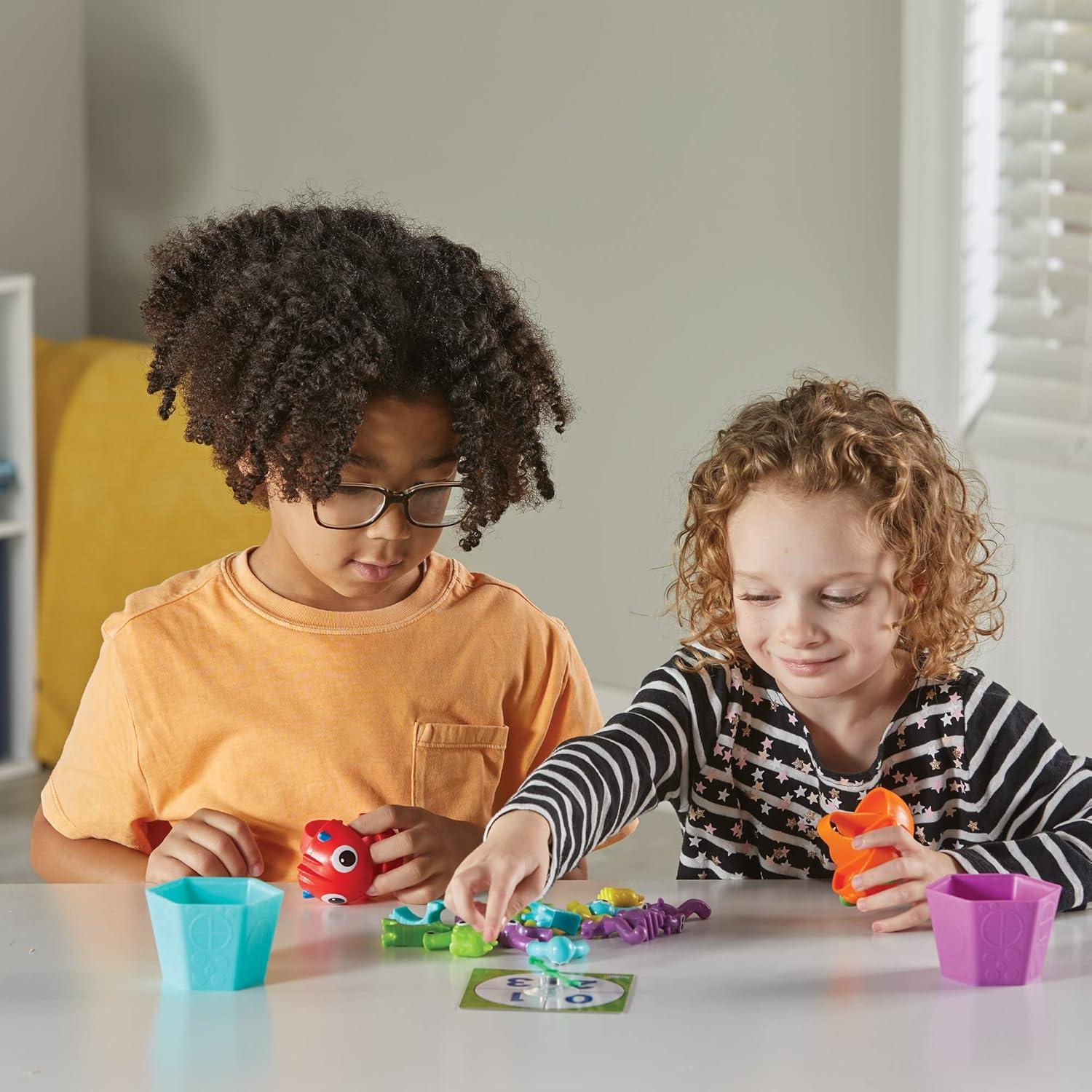 imageHand2Mind Grab That Monster Fine Motor Activity Set Occupational Therapy Toys for Toddlers 34 Pincer Grasp Toys Play Therapy GamesActivity Set