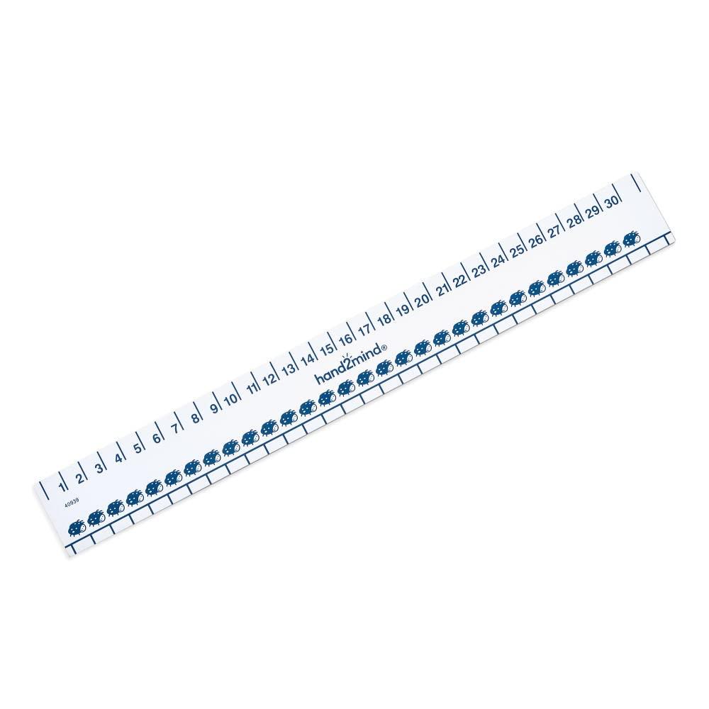 imagehand2mind 12 inch Inchworms and Centibugs Rulers School Supplies Math Manipulatives Classroom Supplies for Teachers Elementary Flexible Safety Ruler Kindergarten Homeschool Supplies Set of 12