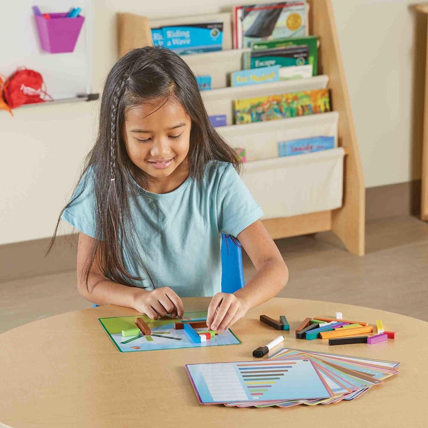 imagehand2mind Cuisenaire Rods Early Math Activity Set Teaching Fraction Bars Montessori Math Manipulatives Math Teacher Must Haves Elementary Kindergarten Homeschool Supplies