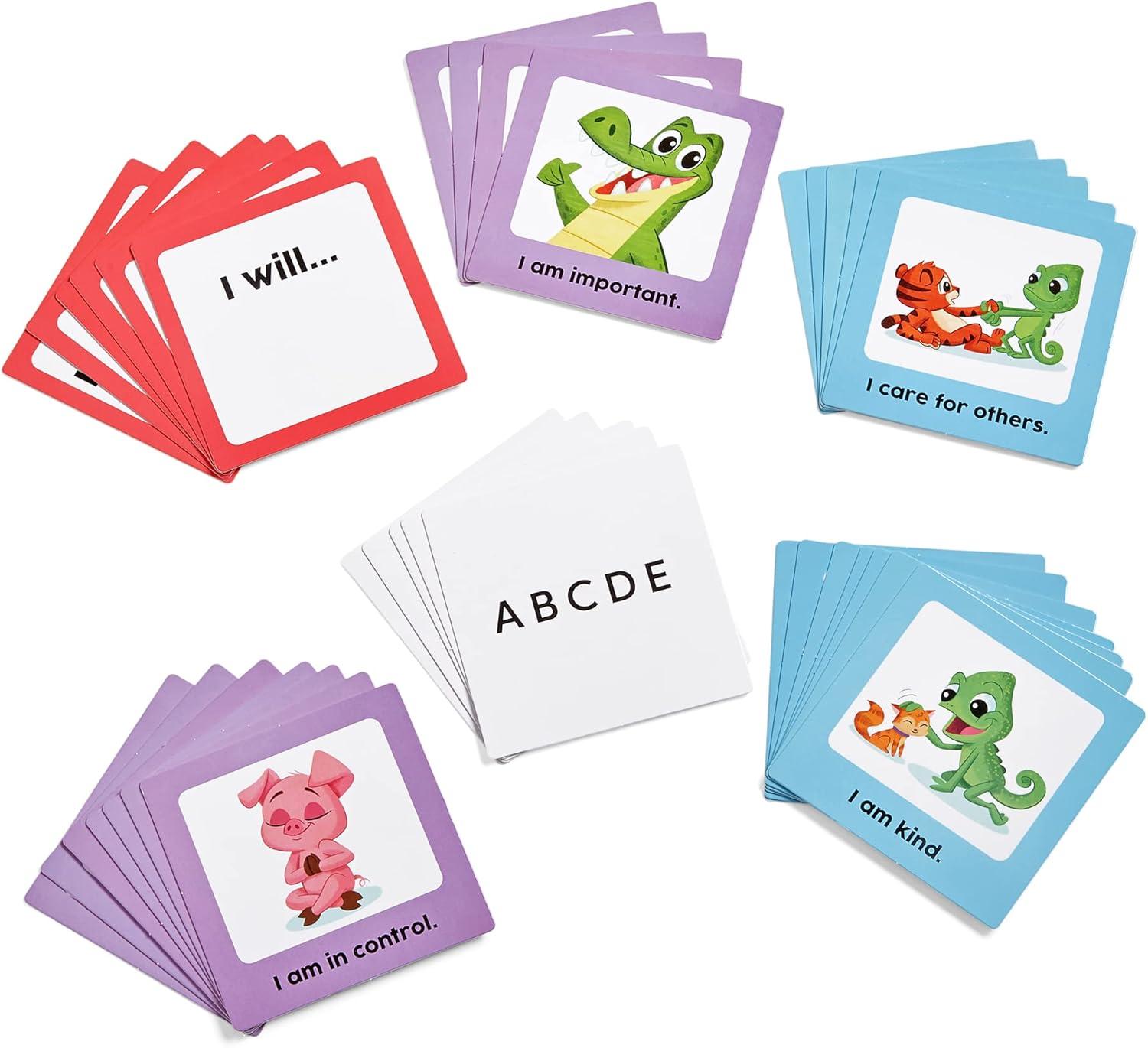imagehand2mind Daily Affirmations Pocket Chart Positive Affirmation Cards for Kids Growth Mindset for Kids Calming Corner Classroom Decor Social Emotional Learning Preschool Teacher Supplies