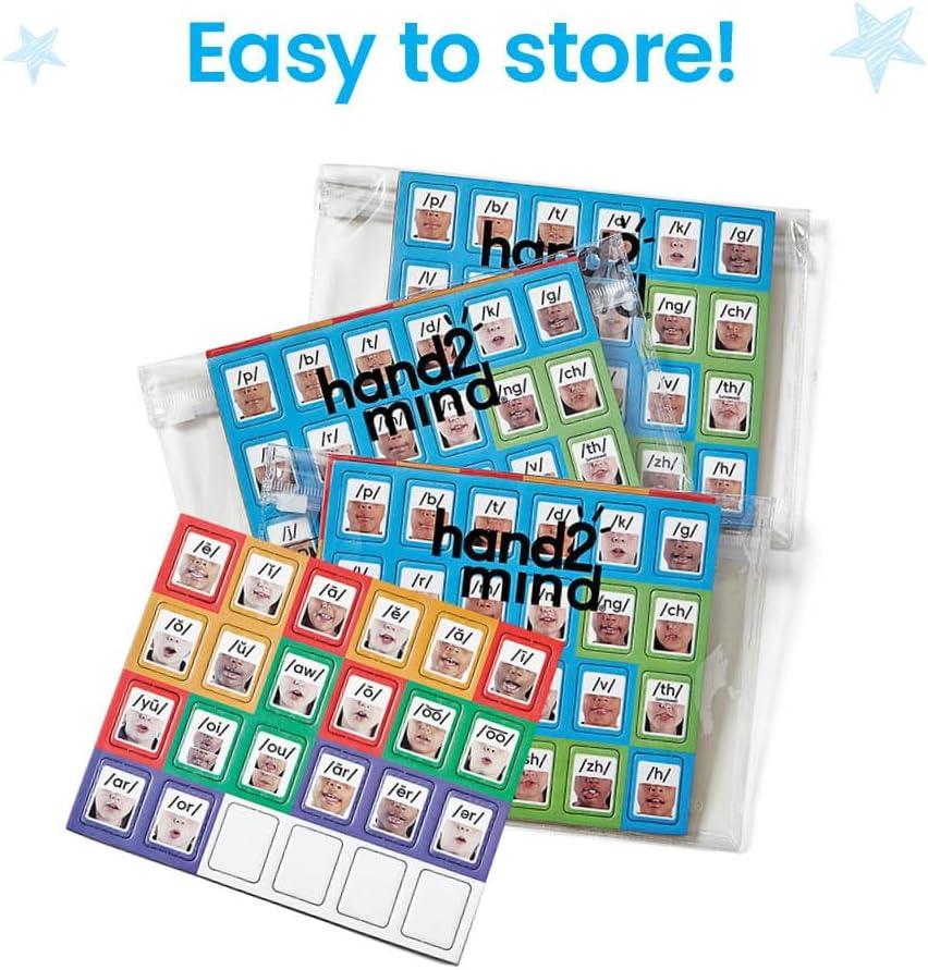 imagehand2mind Desktop Magnetic Sound Wall Boards Letter Sounds Phonics ampamp Phonemic Awareness Speech Therapy Materials Science of Reading Manipulatives Teacher Supplies for Classroom Set of 6