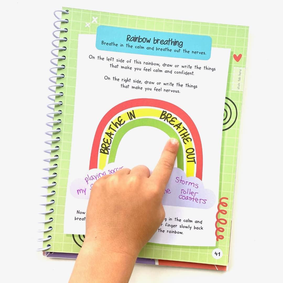 imagehand2mind Express Your Feelings Journal Emotions Journal for Kids with Feelings Wheel Social Emotional Books for Kids Growth Mindset for Kids Mindfulness for Kids Calm Down Corner SuppliesJournal