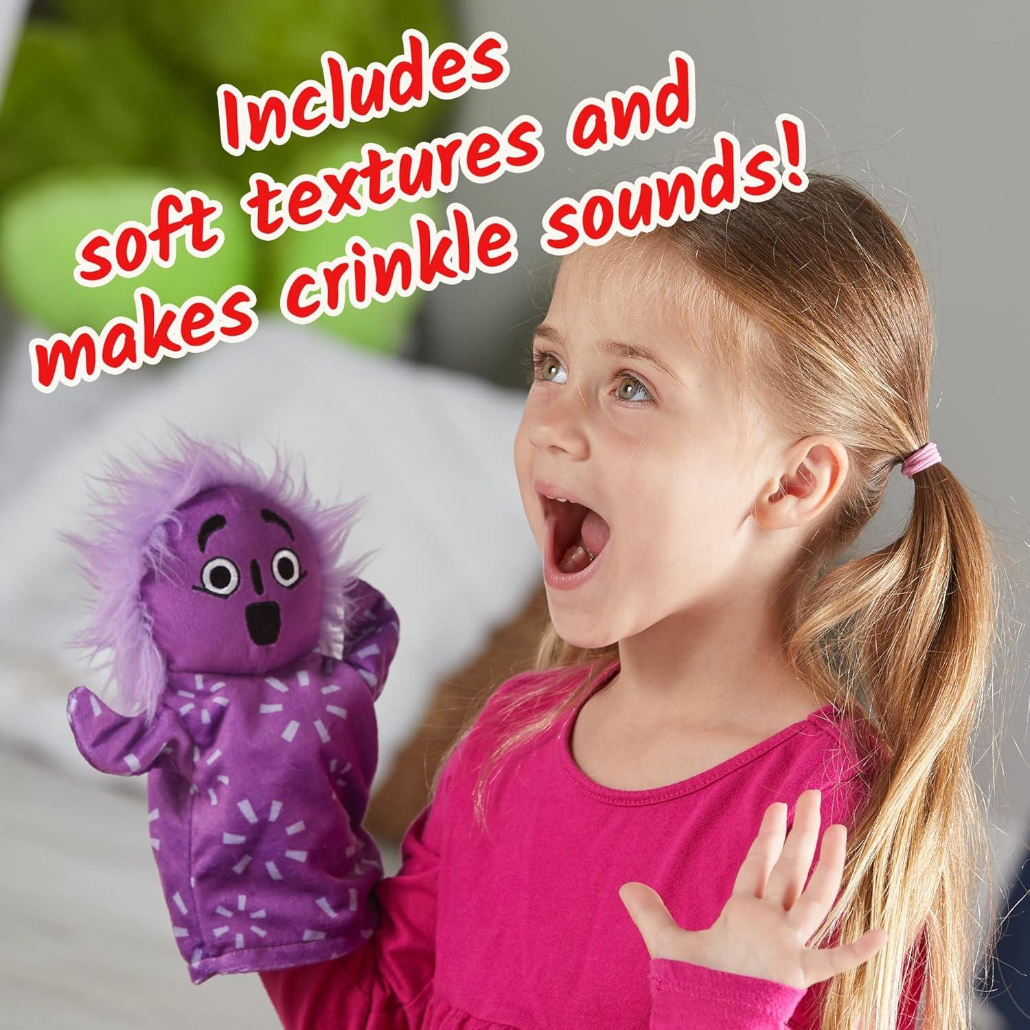 imagehand2mind Feelings Family Hand Puppets Hand Puppets for Kids Social Skills Activities Mindfulness for Kids Social Emotional Learning Activities Sensory Play Therapy Toys for Counselors Set of 5Hand Puppets