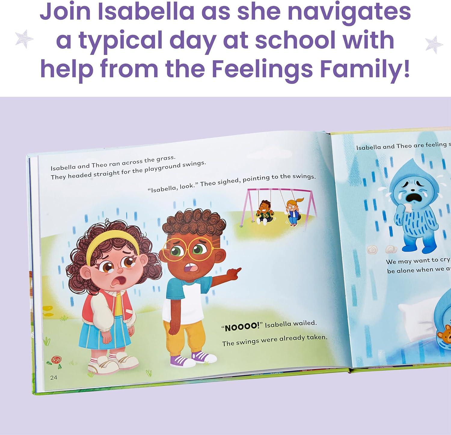 imagehand2mind Feelings Family Introductory Storybook and Plush Set Toddler Emotions Book Social Emotional Learning Activities Play Therapy Toys Preschool Books 35 Calm Down Corner Supplies