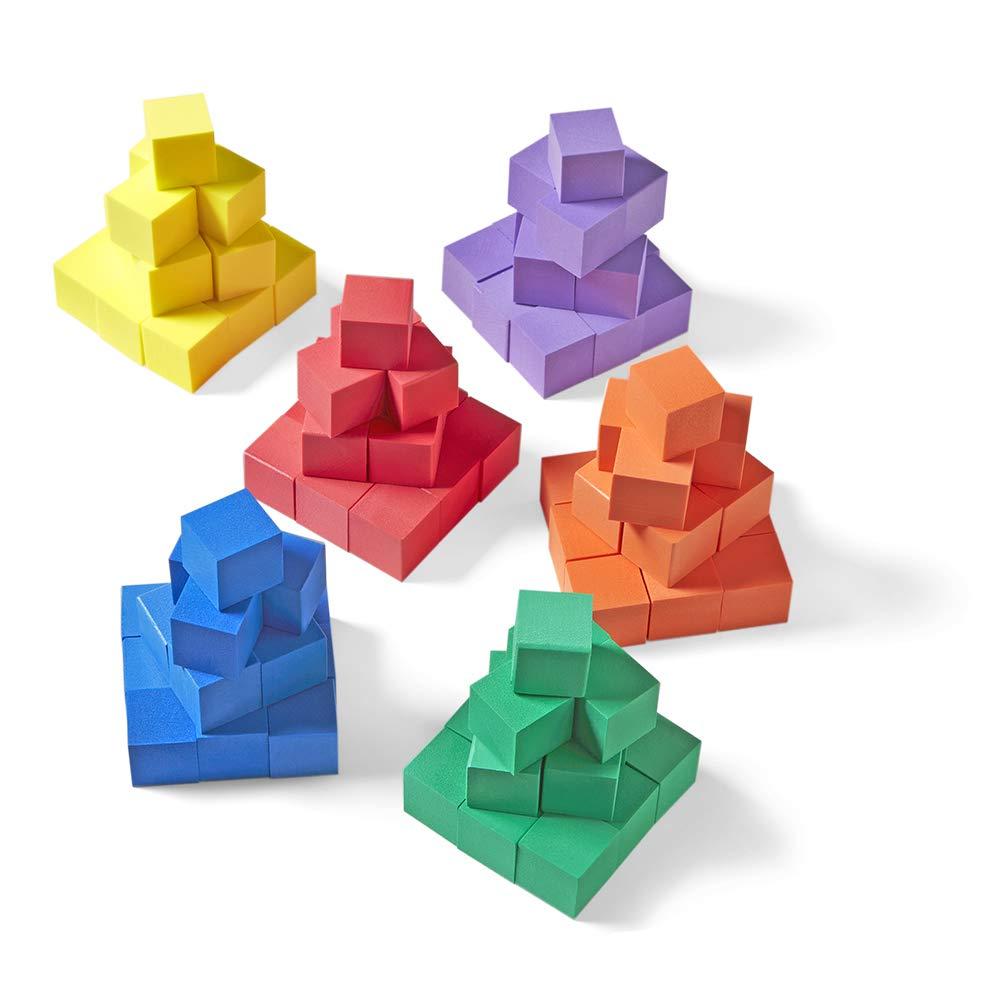 imagehand2mind Foam Blocks Counting Cubes for Kids Math 1 Inch Blocks for Preschool Crafts Early Math Manipulatives for Preschool Classroom Supplies for Teachers Elementary Pack of 100