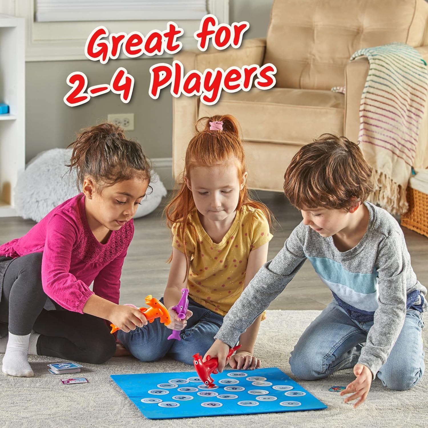 imagehand2mind Hammerhead Number Hunt Math Game Addition and Subtraction Games Educational Board Games Fun Games for Family Game Night Kindergarten Learning Games for Kids Ages 57 Kids Learning Toys