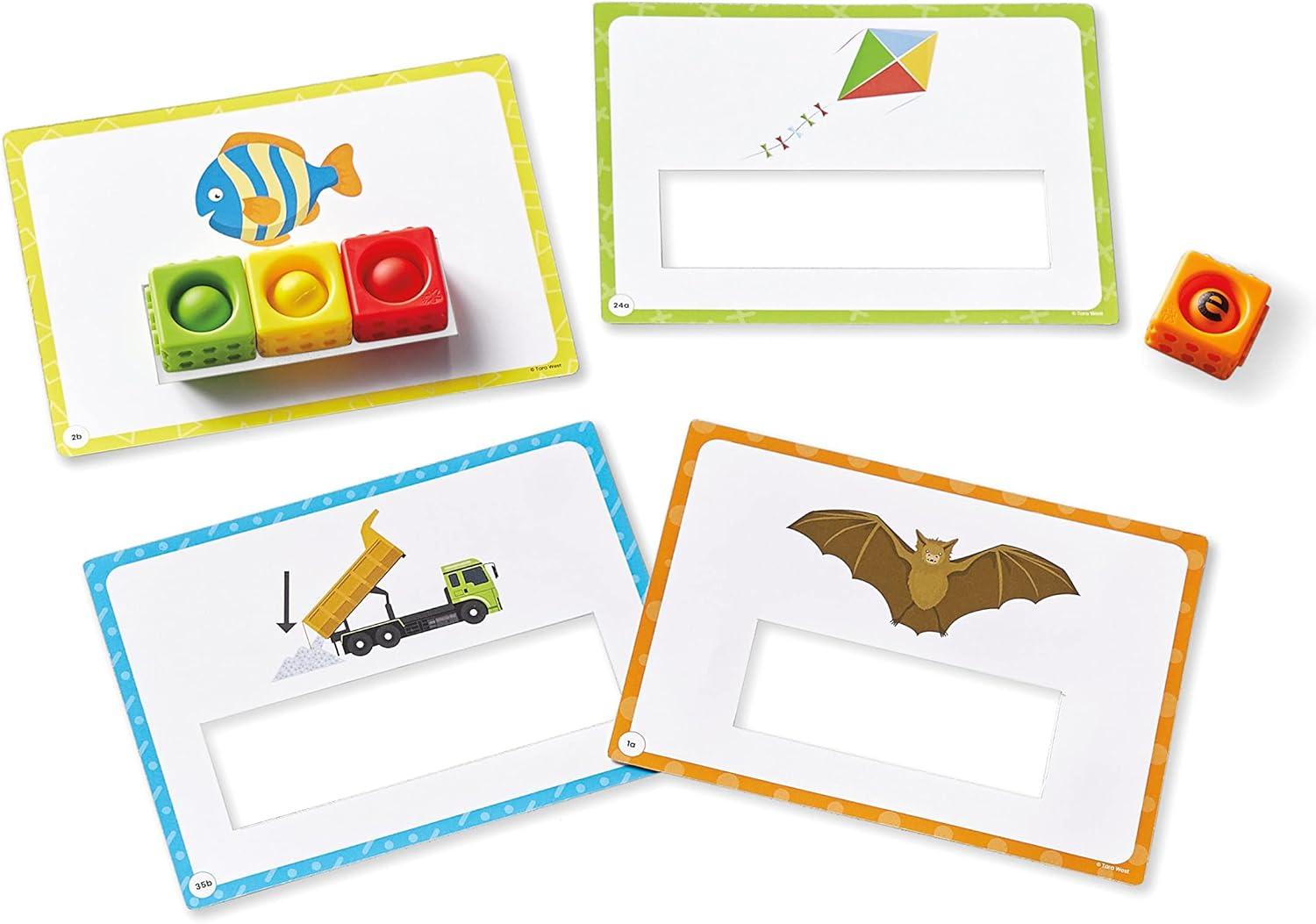 imagehand2mind Little Minds at Work Science of Reading Essentials Toolkit by Tara West Decodable Reading Manipulatives Elkonin Boxes Letter Sounds Phonemic Awareness Preschool Learning Set of 6Toolkit