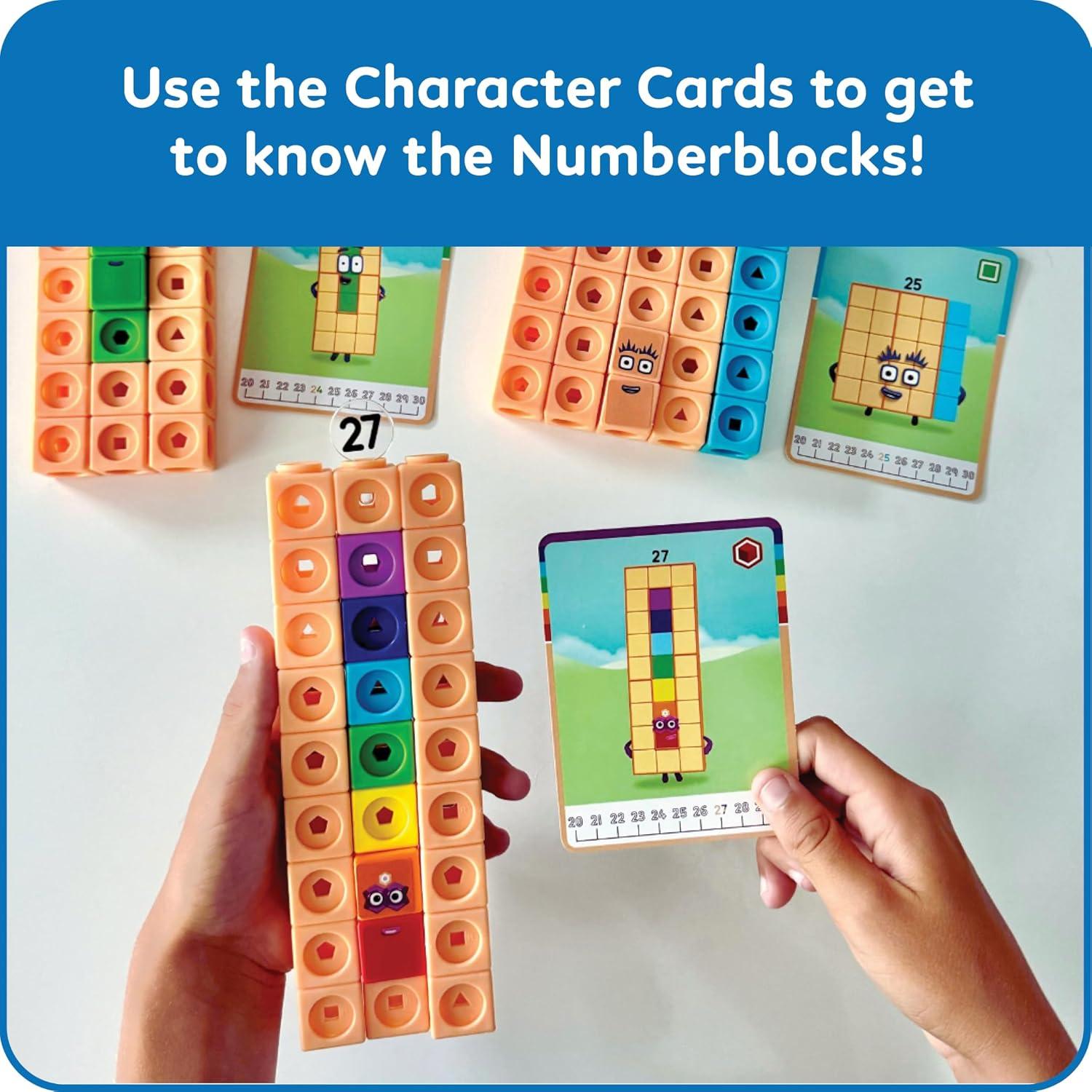 imagehand2mind MathLink Cubes Numberblocks 2130 Activity Set 20 Preschool Learning Activities Counting Blocks Linking Cubes Educational Toys for Kids Number Games Math Manipulatives Kindergarten