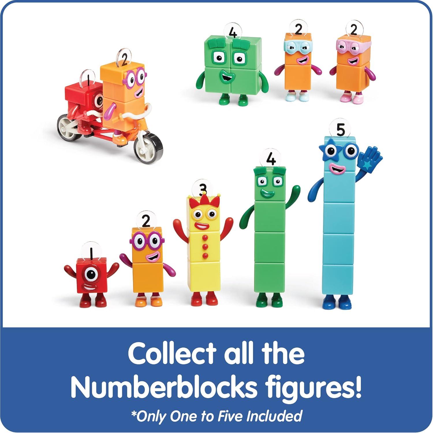 imagehand2mind Numberblocks Friends One to Five Action Figure Set Toy Figures ampamp Playsets Small Figurines for Kids Counting Blocks Numbers for Toddlers Math Toys Kids Birthday Gifts1 to 5 Figures