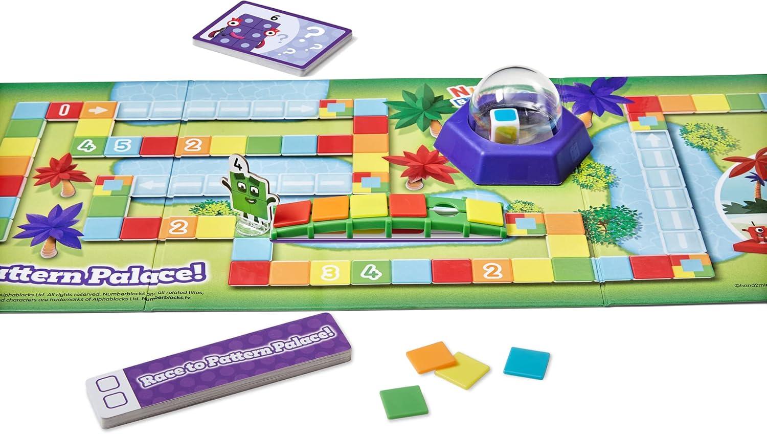 imagehand2mind Numberblocks Race to Pattern Palace Board Game Educational Board Games Numbers for Toddlers Math Toys for Kids 35 Preschool Learning Activities Birthday Gifts for Kids
