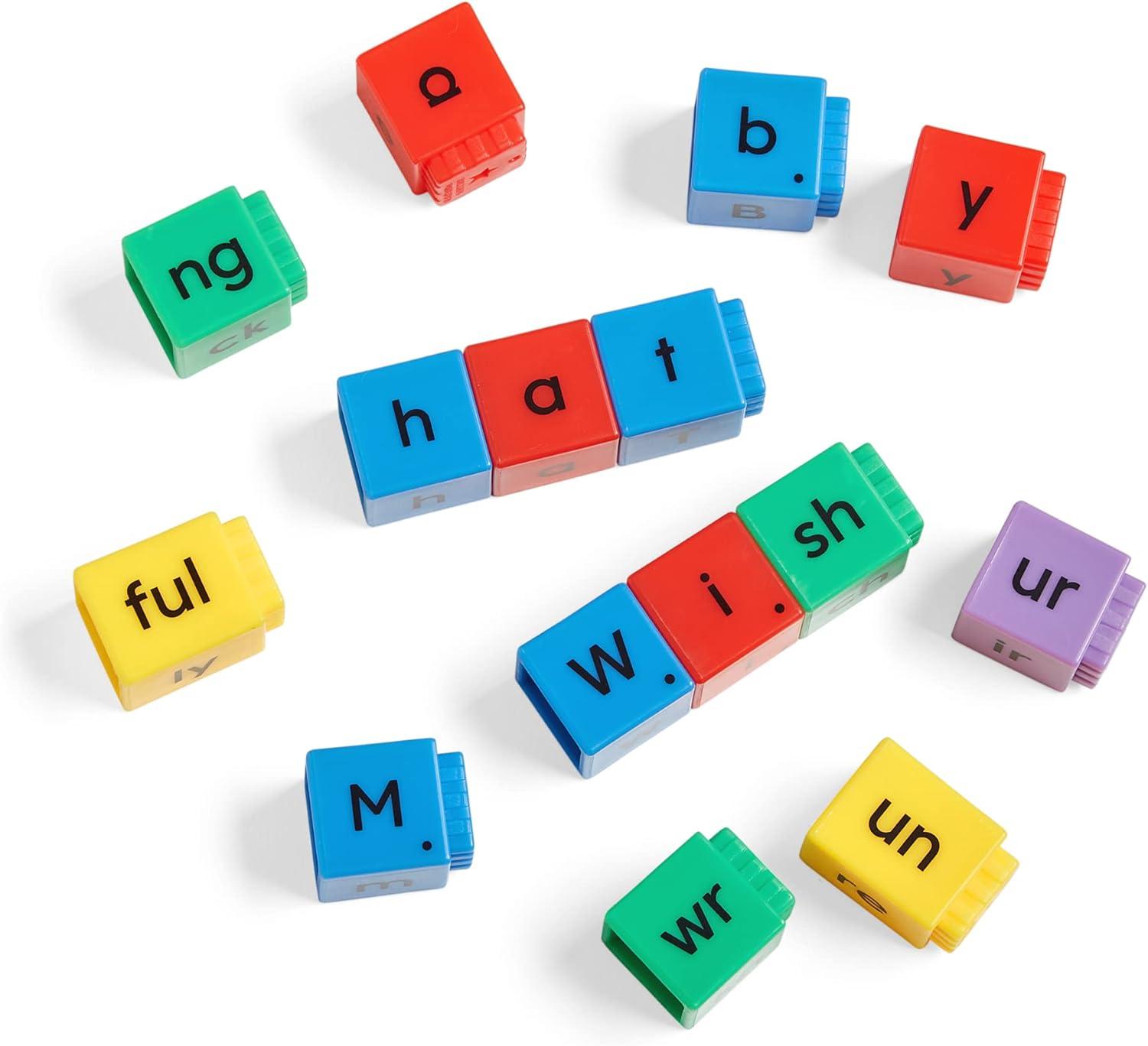imagehand2mind Reading Rods Phonics WordBuilding Word Building Activities Spelling Toys Montessori Alphabet Letters Reading Tools for Kids Science of Reading Manipulatives Phonemic Awareness