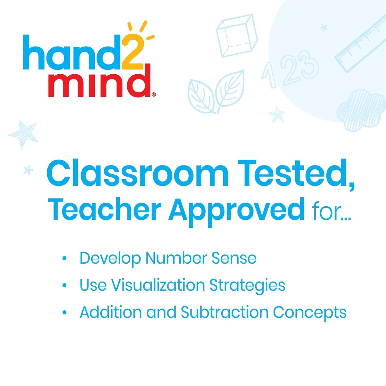 imagehand2mind Rekenrek PopUp Learning Activity Center Math Games for Kids Abacus for Kids Math Math Manipulatives Montessori Materials for Preschool Kindergarten Homeschool Supplies