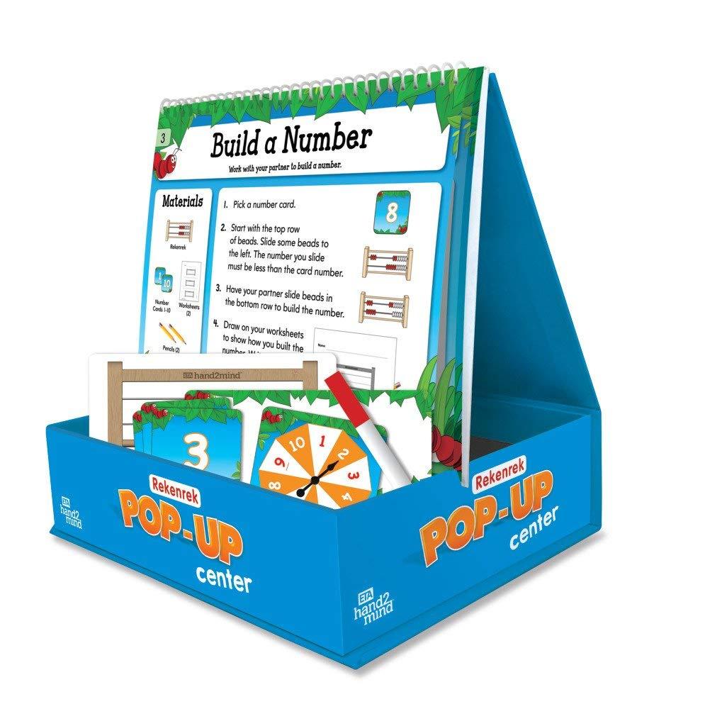 imagehand2mind Rekenrek PopUp Learning Activity Center Math Games for Kids Abacus for Kids Math Math Manipulatives Montessori Materials for Preschool Kindergarten Homeschool Supplies