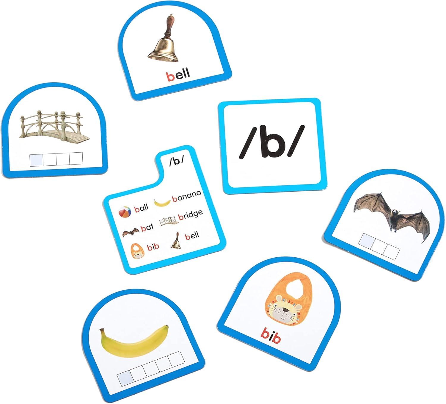 imagehand2mind Sort That Sound Activity Set Phonemic Awareness ESL Teaching Materials Science of Reading Manipulatives Letter Sounds for Kindergarten Speech Therapy Tools Phonics Flash Cards
