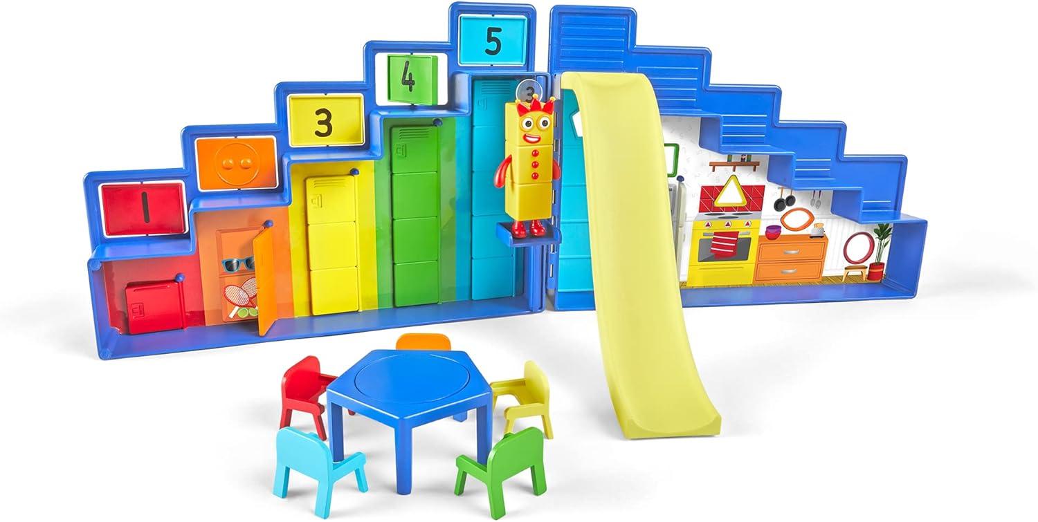imagehand2mind Step Squad Mission Headquarters Playset TV Show Action Figure Playset with 11 Accessories Counting and Number Toys for Toddlers and Kids Ages 3 4 5 6 7