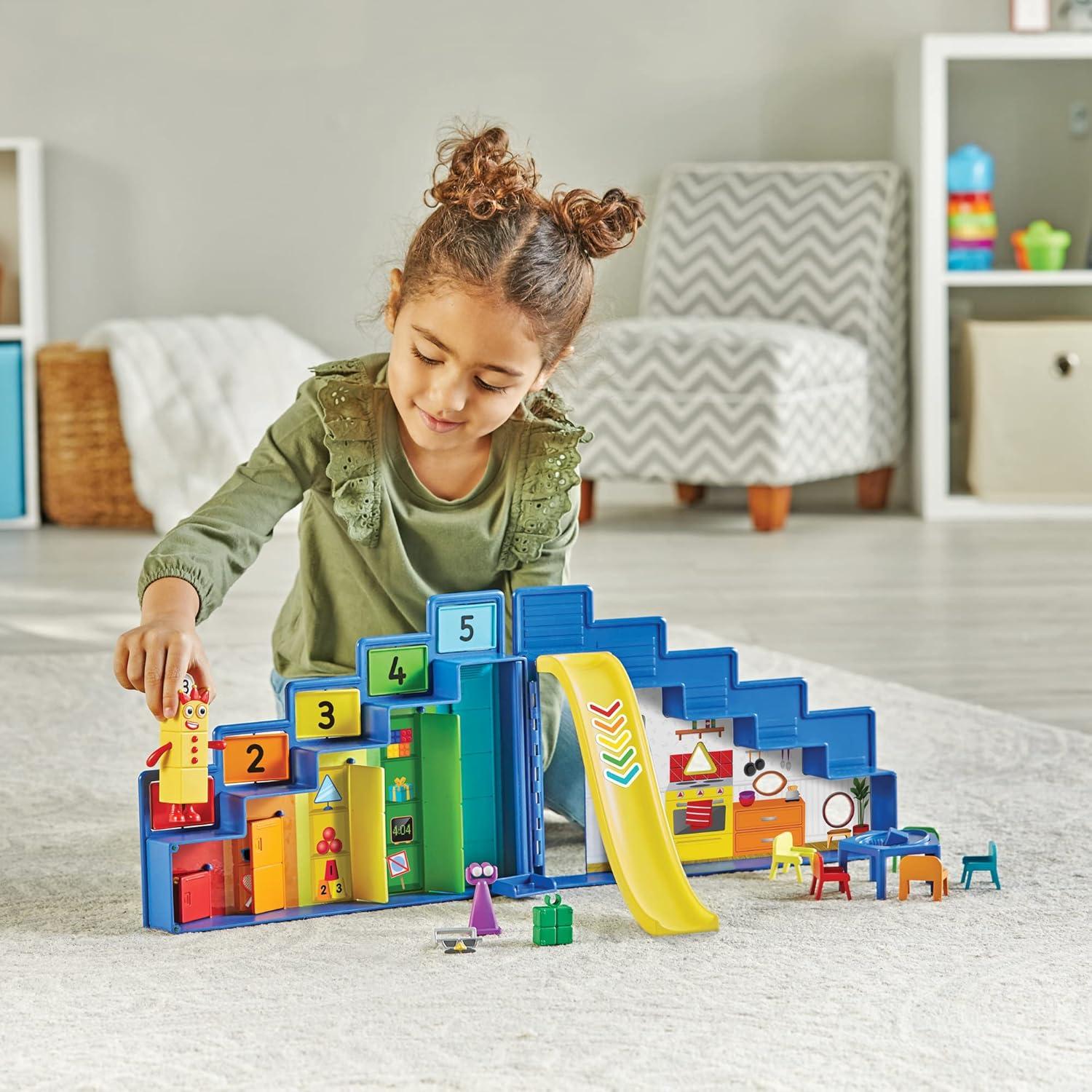 imagehand2mind Step Squad Mission Headquarters Playset TV Show Action Figure Playset with 11 Accessories Counting and Number Toys for Toddlers and Kids Ages 3 4 5 6 7