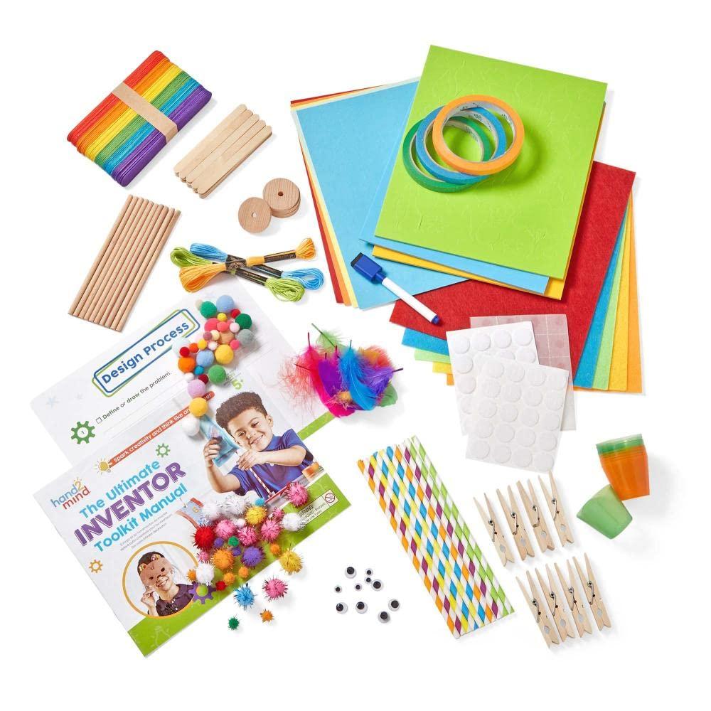imagehand2mind Ultimate Inventor Toolkit Ages 5 Kids Inventing Kit Ultimate Craft Kit Science Projects for Kids Engineering Toys for Kids STEM Building Toys Kids First Science Kit STEM ActivitiesAges 5 and Up