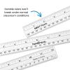 ETA hand2mind 12″ Flat Overhead Flexible Safety Ruler, Pack of 24 (Оne Расk)