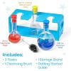Hand2Mind Starter Science Measuring Flask Set – Plastic Beakers, Measuring Toys, Kids Chemistry Set, Educational Science Kits, Classroom Science Supplies