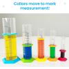Hand2mind Starter Science Graduated Cylinder Set, Science Lab Equipment for Kids, Measuring Toys, Educational Science Kits, Chemistry Set, Science Supplies for Classroom (Set of 5)