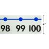hand2mind -20 to 100 Integer Number Line for Classroom Wall, Math Borders Classroom Bulletin, Number Lines for Students, Teacher Supplies, Number Line with Negative Numbers, Math Posters (12 Sections)