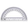 hand2mind 5314A Student Math Protractor, Clear, 20 Count (Pack of 1)