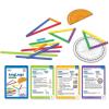 hand2mind AngLegs Classroom Set with 30 Protractors, Geometry Manipulatives, Geometric Shapes for Classroom, Montessori Math Materials, Math Teaching Tools, 4th Grade Math Manipulatives for Kids