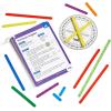 hand2mind AngLegs Classroom Set with 30 Protractors, Geometry Manipulatives, Geometric Shapes for Classroom, Montessori Math Materials, Math Teaching Tools, 4th Grade Math Manipulatives for Kids