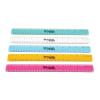 hand2mind Clear Multicolored 12” Safe-T Plastic Ruler Set, Safety Ruler with Inches, Centimeters, and Millimeters, Semi-Flexible Rulers Bulk for Classroom, School Supplies for Teachers (Set of 10)(0)