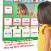 hand2mind Daily Affirmations Pocket Chart, Positive Affirmation Cards for Kids, Growth Mindset for Kids, Calming Corner Classroom Decor, Social Emotional Learning, Preschool Teacher Supplies