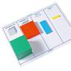 hand2mind Differentiated Plastic Base Ten Blocks Complete Set, Place Value Blocks, Counting Cubes, Base Ten Blocks Classroom Set, Math Blocks Kindergarten, Base 10 Math Manipulatives (Set of 121)