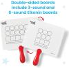 hand2mind Elkonin Box Magnetic Answer Board, Word Mapping Paddles, Elkonin Boxes Dry Erase Blending Board, Phonemic Awareness, Phonics Manipulatives, Science of Reading Classroom Materials (Set of 6)