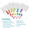hand2mind Elkonin Box Magnetic Answer Board, Word Mapping Paddles, Elkonin Boxes Dry Erase Blending Board, Phonemic Awareness, Phonics Manipulatives, Science of Reading Classroom Materials (Set of 6)