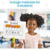 hand2mind Elkonin Box Magnetic Answer Board, Word Mapping Paddles, Elkonin Boxes Dry Erase Blending Board, Phonemic Awareness, Phonics Manipulatives, Science of Reading Classroom Materials (Set of 6)