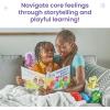 hand2mind Feelings Family Introductory Storybook and Plush Set, Toddler Emotions Book, Social Emotional Learning Activities, Play Therapy Toys, Preschool Books 3-5, Calm Down Corner Supplies