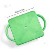 hand2mind Green Indoor Scooter Board with Handles, Sit Down Floor Scooter, Gym Activities for Kids, Indoor Recess Games, Sport Scooters, Physical Education Equipment, Gross Motor Toys