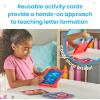 hand2mind Letter Tracing Sensory Pad, Reusable Handwriting Practice for Kids 3-5, Learn to Write, Letter Tracing Board, Toddler Writing Practice, Montessori Alphabet Toys, Preschool Learning Toys