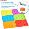 hand2mind Little Minds at Work Sound Segmenting Trays by Tara West, Phonemic Awareness, Science of Reading Manipulatives, Elkonin Boxes, Letter Sounds, Preschool Learning Activities (Set of 6)