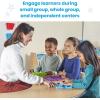 hand2mind Little Minds at Work Sound Segmenting Trays by Tara West, Phonemic Awareness, Science of Reading Manipulatives, Elkonin Boxes, Letter Sounds, Preschool Learning Activities (Set of 6)
