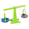 hand2mind Nestable Pan Balance, Pan Balance Scale for Classroom, Math Balance Scale for Kids, School Weight Scale, Balancing Scale Toy, Preschool Science Center Materials (Set of 4)