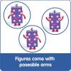 hand2mind Numberblocks Friends Six to Ten Figures – Official Licensed Character Action Figure Set, Numbers and Counting Figurines, Pretend Play Toys, for Kids Ages 3, 4, 5, 6, 7(Six to Ten)
