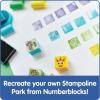 hand2mind Numberblocks Stampoline Park Stamp Activity Set, 20 Stamps, 12 Washable Ink Pads, Number Toys, Kids Arts & Crafts, Preschool Math Toys, Toddler Learning Activities, Birthday Gifts for Kids(Stamp Activity Set)